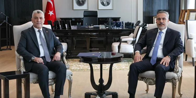 Bakan Fidan, Bakan Bolat ile bir araya geldi