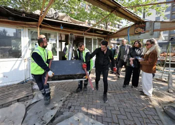 1050 Konutlar’daki yeşil alan işgalden kurtarıldı