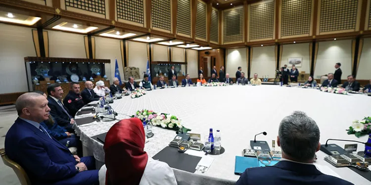 Cumhurbaşkanı Erdoğan, işçi ve işveren temsilcilerini kabul etti