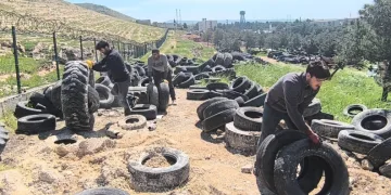 Mardin Büyükşehir Belediyesi, 100 ton atık lastiği geri dönüşüme kazandırdı