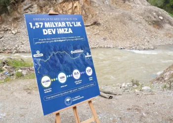 Giresun’un 1,57 milyarlık su projesine start verildi