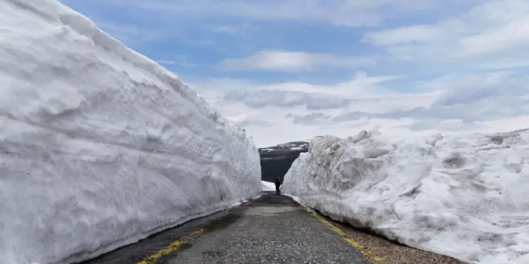 Ordu’nun yükseklerinde nisan sonunda 4 metre kar