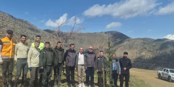Sason’da şehitler anısına fidanlar toprakla buluşturuldu