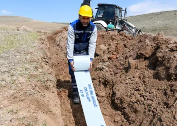 Arguvan Gümüşlü’ye bin 500 metrelik içme suyu hattı