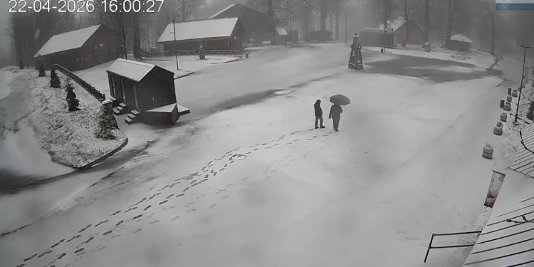 Kocaeli’de bahar ayında kar sürprizi