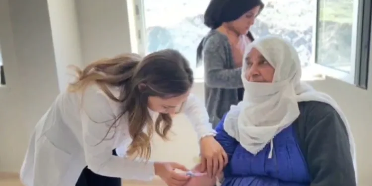 Siirt’te zorlu arazide aşılama çalışması