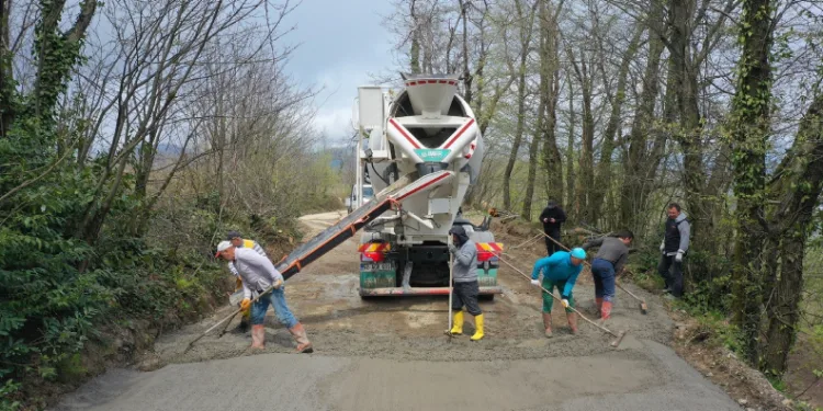 Ordu’nun kırsalında ulaşım konforu artıyor