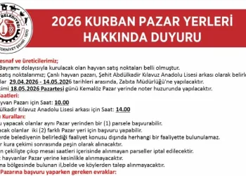 Uşak’ta kurban satış yerleri belli oldu