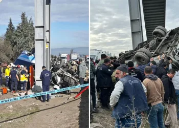 Ankara’da halk otobüsü üst geçide çarptı: 5 ölü, 14 yaralı