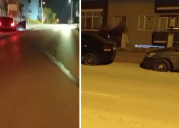 Nilüfer’de Gece Yarısı Kaza: Kontrolden Çıkan Araç 4 Otomobile Çarptı
