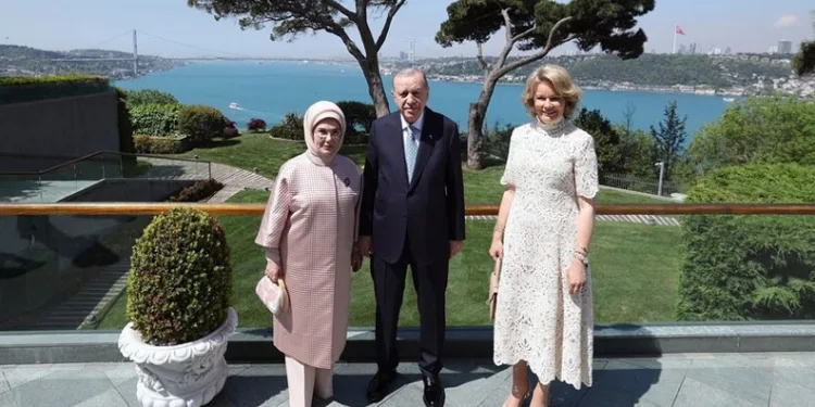 Vahdettin Köşkü’nde Stratejik Kabul: Erdoğan ve Kraliçe Mathilde Bir Arada