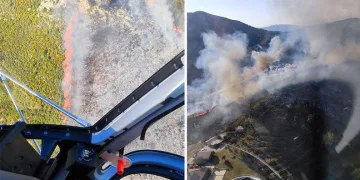 Marmaris’te Korkutan Yangın: Ekipler Havadan ve Karadan Müdahale Ediyor