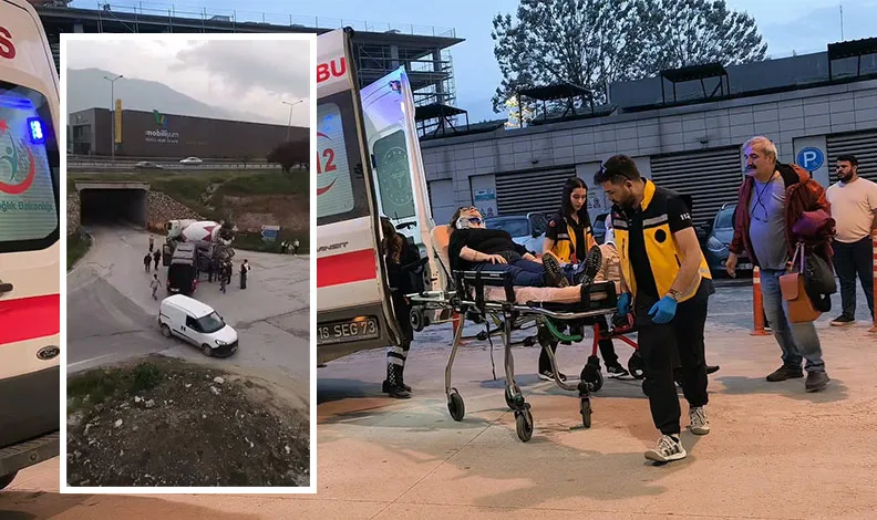 Bursa’da feci kaza: 2 yaralı