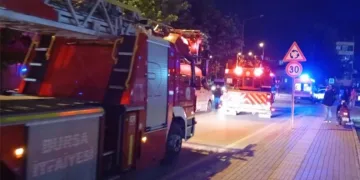 Bursa’da sporcu kamp merkezinde çıkan yangın söndürüldü