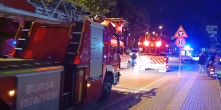 Bursa’da sporcu kamp merkezinde çıkan yangın söndürüldü