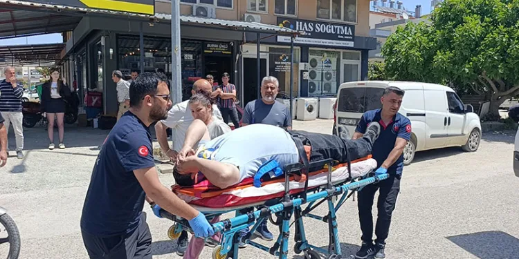 Orman işçilerinin yakınına yıldırım düştü, o anlar korkuya neden oldu