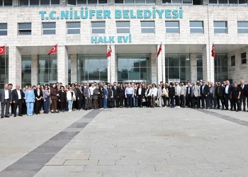 Nilüfer Belediyesi’nde geleneksel bayramlaşma
