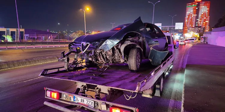 Otomobilin çarptığı yaya yaralandı