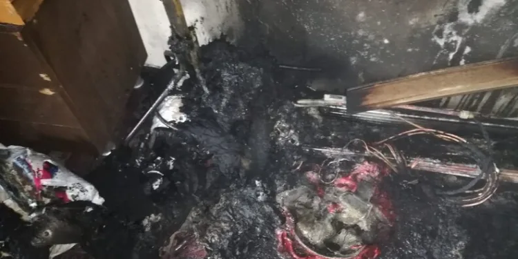 Samandağ’da şarampole devrilen otomobilin sürücüsü yaralandı