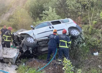 Fındık bahçesinden uçuruma düşen adam hayatını kaybetti