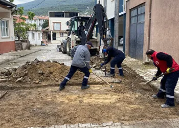 Gemlik Belediyesi Acil Müdahale Ekibi Sahada