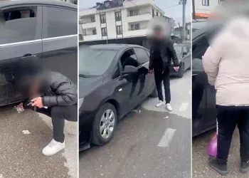 Bursa’da çevreyi kirleten sürücüye ilginç ceza
