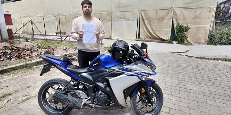Motosikletini 5 dakika emanet etti, 200 bin TL ceza yedi