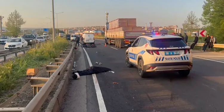 Tekirdağ’da motosiklet kazası: 17 yaşındaki genç kız hayatını kaybetti