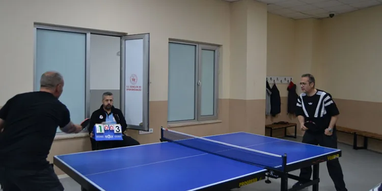 Ceza İnfaz Personeli günü masa tenisi turnuvasıyla kutlandı
