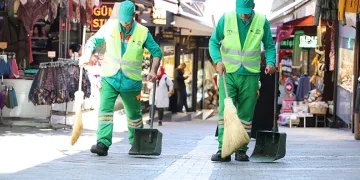 Bursa’nın tarihi alanlarına özel temizlik ekibi