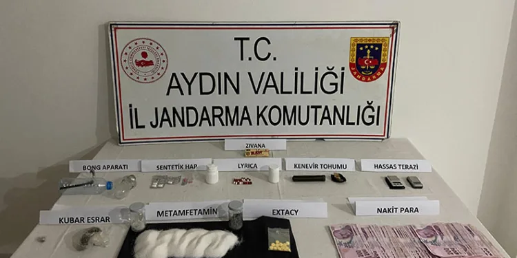 Germencik’te uyuşturucu baskını: 5 gözaltı