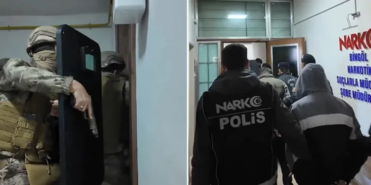 Bingöl’de uyuşturucu operasyonu: 6 tutuklama