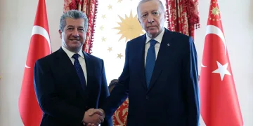 Cumhurbaşkanı Erdoğan, IKBY Başbakanı Barzani’yi kabul etti