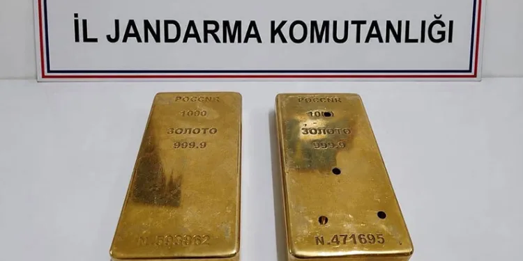 Van’da 2 kilo külçe altın ele geçirildi