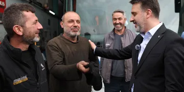 Şahin Biba’dan 1 Mayıs’ta görev başındaki emekçilere ziyaret