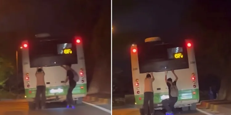 Patenli gençlerin tehlikeli yolculuğu kamerada