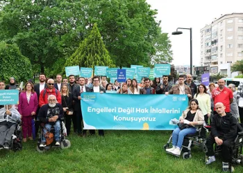 Nilüfer’de sloganlar engelleri aşmak için yükseldi