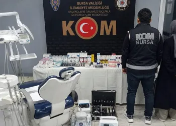 Bursa’da sahte diş muayenesine baskın: 2 gözaltı