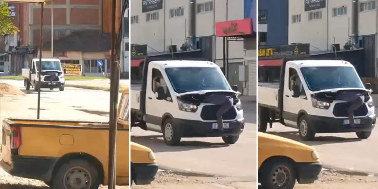 İnegöl’de pes dedirten görüntü: Hareket halindeki araçta inceleme yaptı