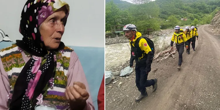 Samsun’da kayıp yaşlı kadından acı haber