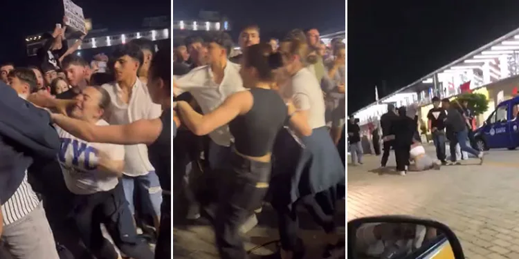 Bursa’da konserde tekme ve yumruklar havada uçuştu