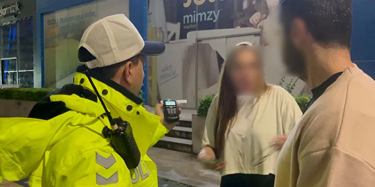 Bursa’da polisin alkollü sürücü ile imtihanı