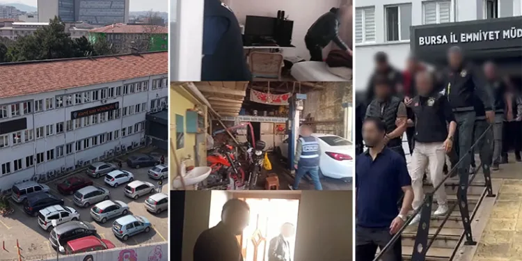Bursa’da büyük operasyon: Çalıntı araç şebekesi çökertildi