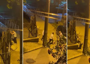 Bursa’da sokak ortasında kavga