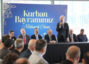 İnegöl protokolü bayramlaşma töreninde buluştu