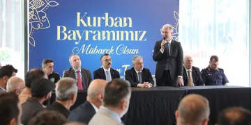 İnegöl protokolü bayramlaşma töreninde buluştu
