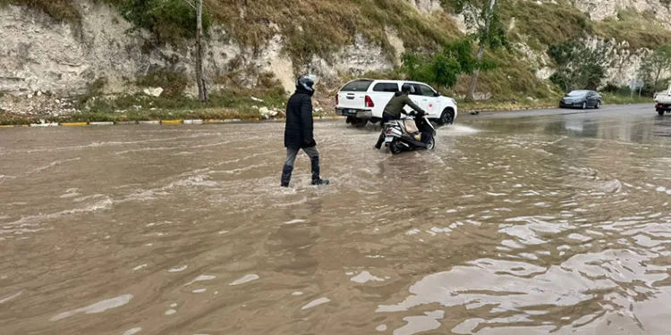 Fırat Nehri taştı, her yeri su bastı