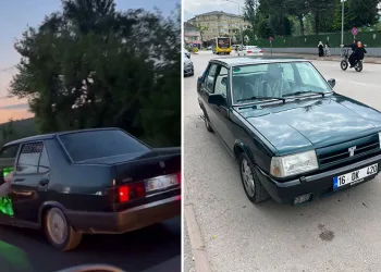 Bursa’da kapıyı açıp ayağını uzatan sürücüye ceza