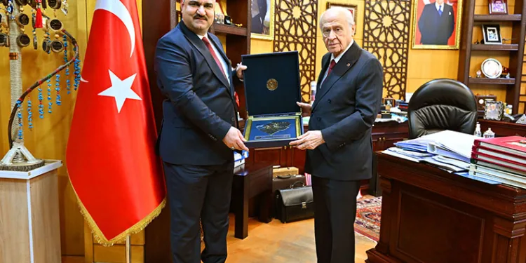MHP Lideri Bahçeli, Kerkük Valisi Ağa’yı kabul etti