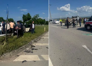 Yenişehir’de trafik kazası: 3 yaralı